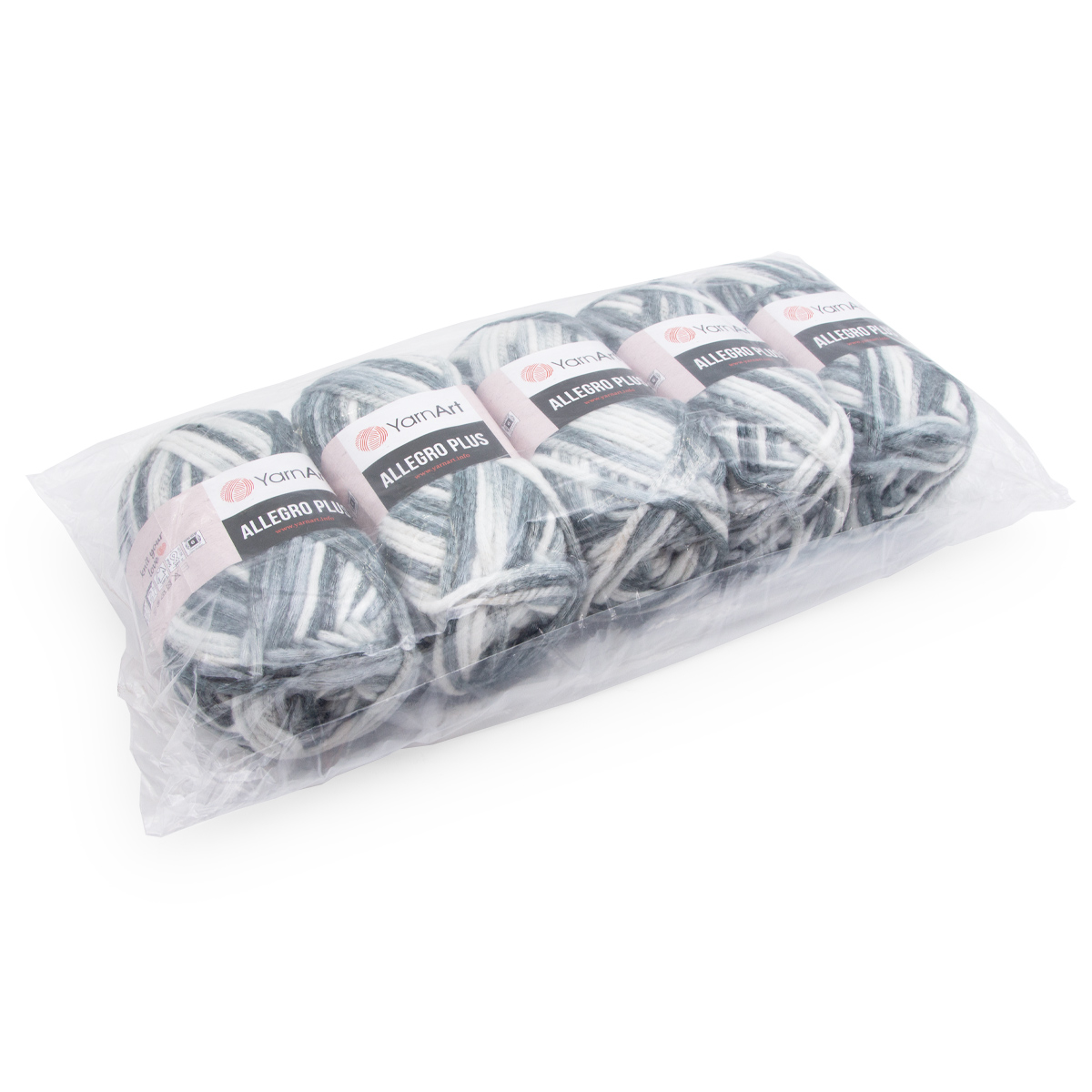 Пряжа YarnArt Allegro Plus очень толстая 100 г 110 м 748 секционный 5 мотков - фото 3