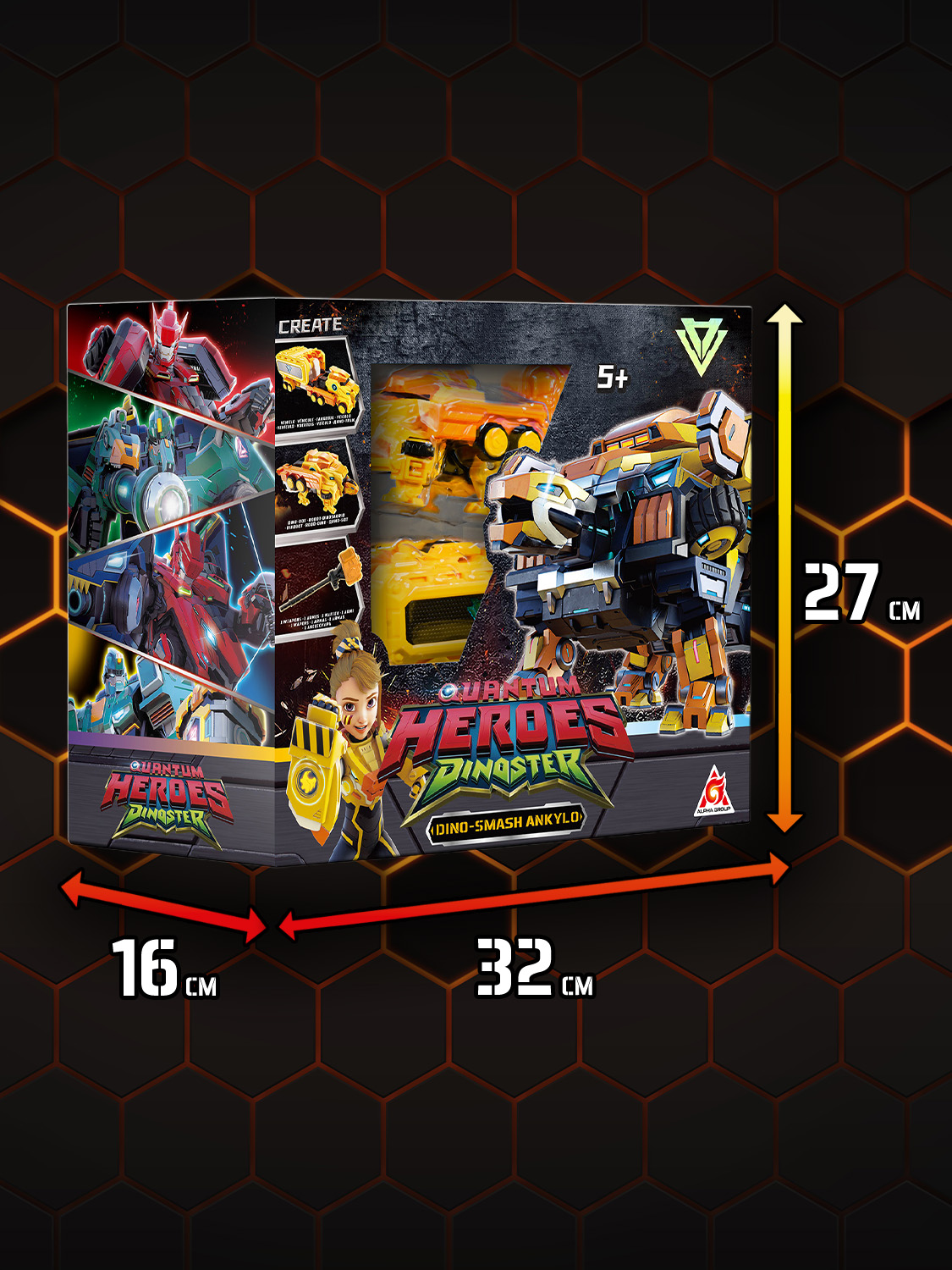 Игровой набор Dinoster Анкило Смэш Дино-бот - фото 9