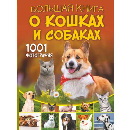 Книга АСТ Большая книга о кошках и собаках 1001 фотография