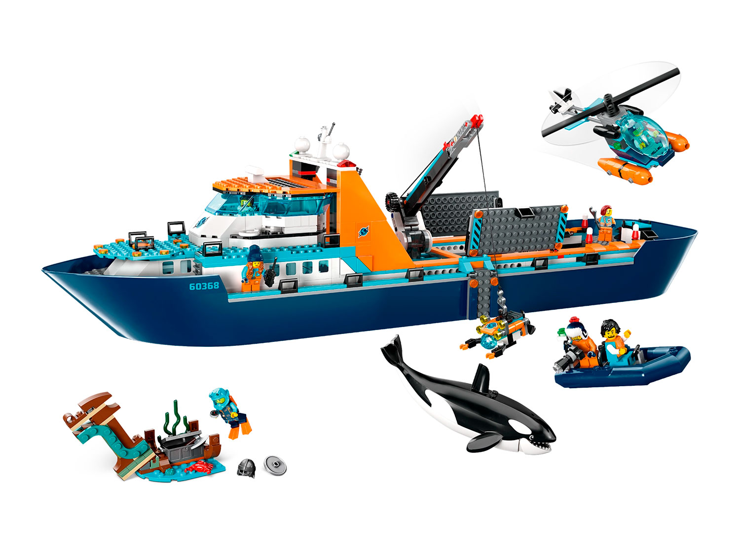 Конструктор LEGO City Исследователь Арктики блочный - фото 3