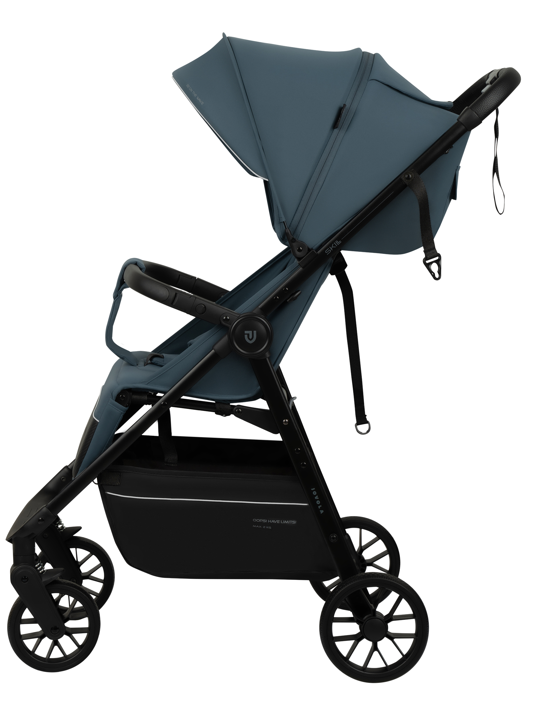 Коляска прогулочная JOVOLA Skill синий - фото 8