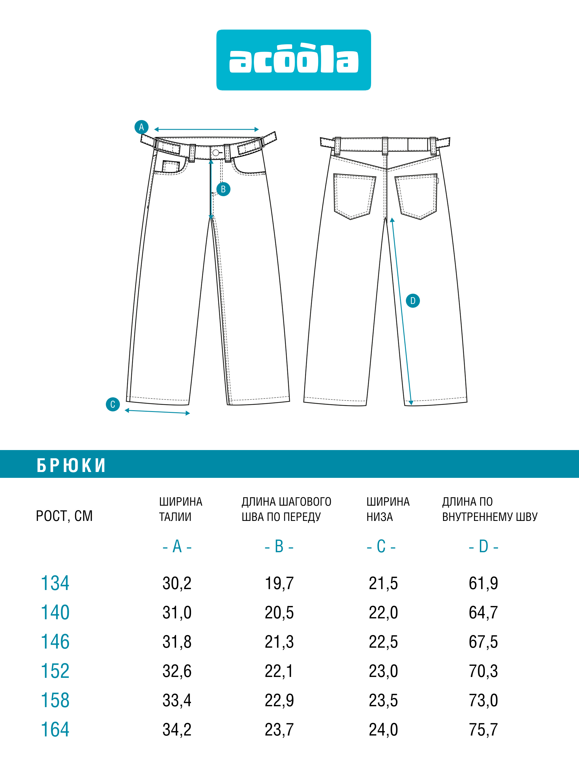 Джинсы Acoola 20210440127_0094549 - фото 10