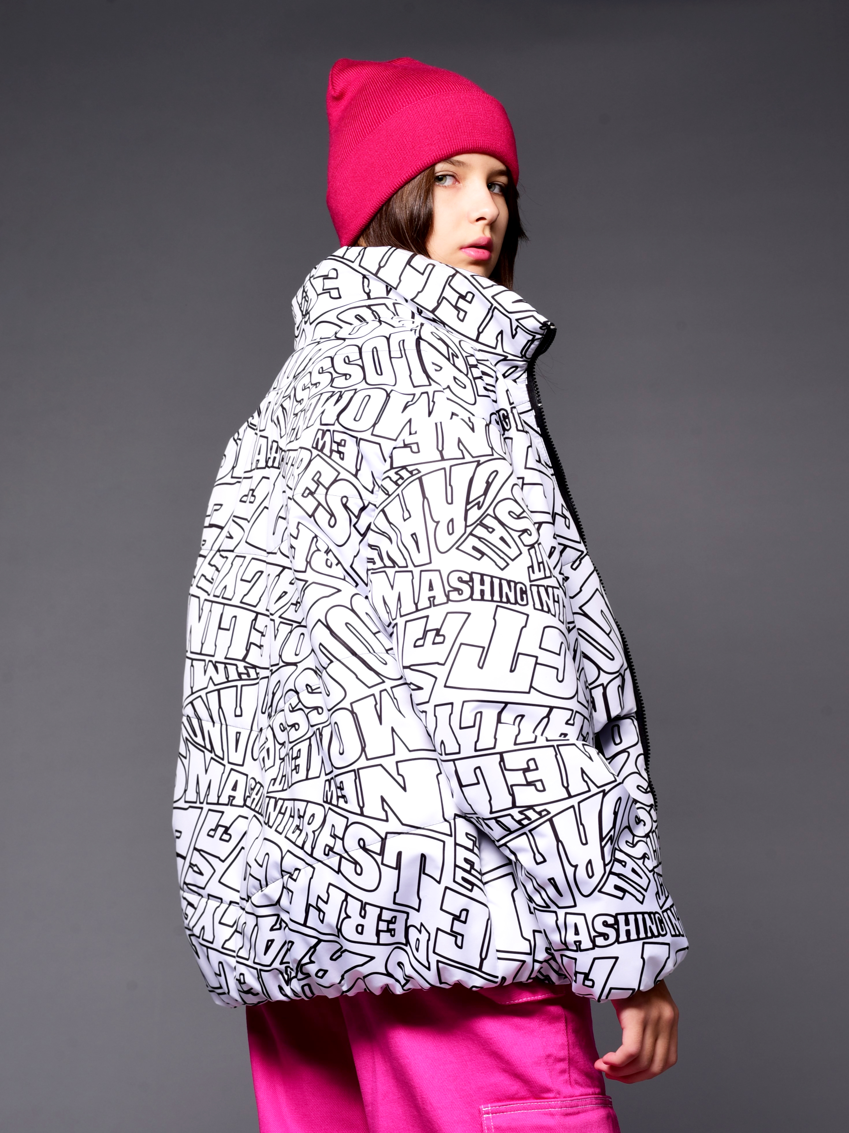 Куртка Аврора 1105-Д/принт-белый - фото 4