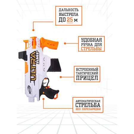 Бластер Hasbro бластер Nerf ультра АМП
