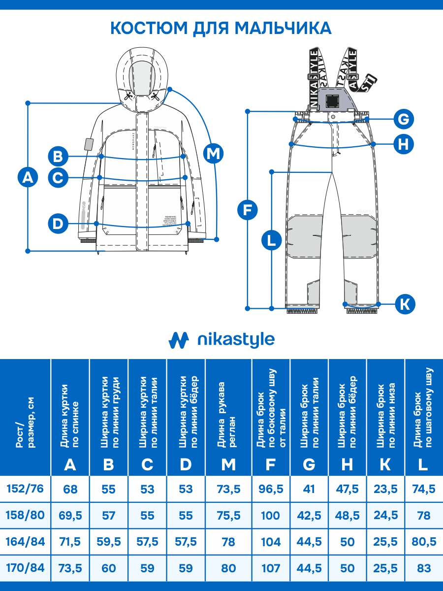Комплект NIKASTYLE 7з5725 сталь/черный - фото 6