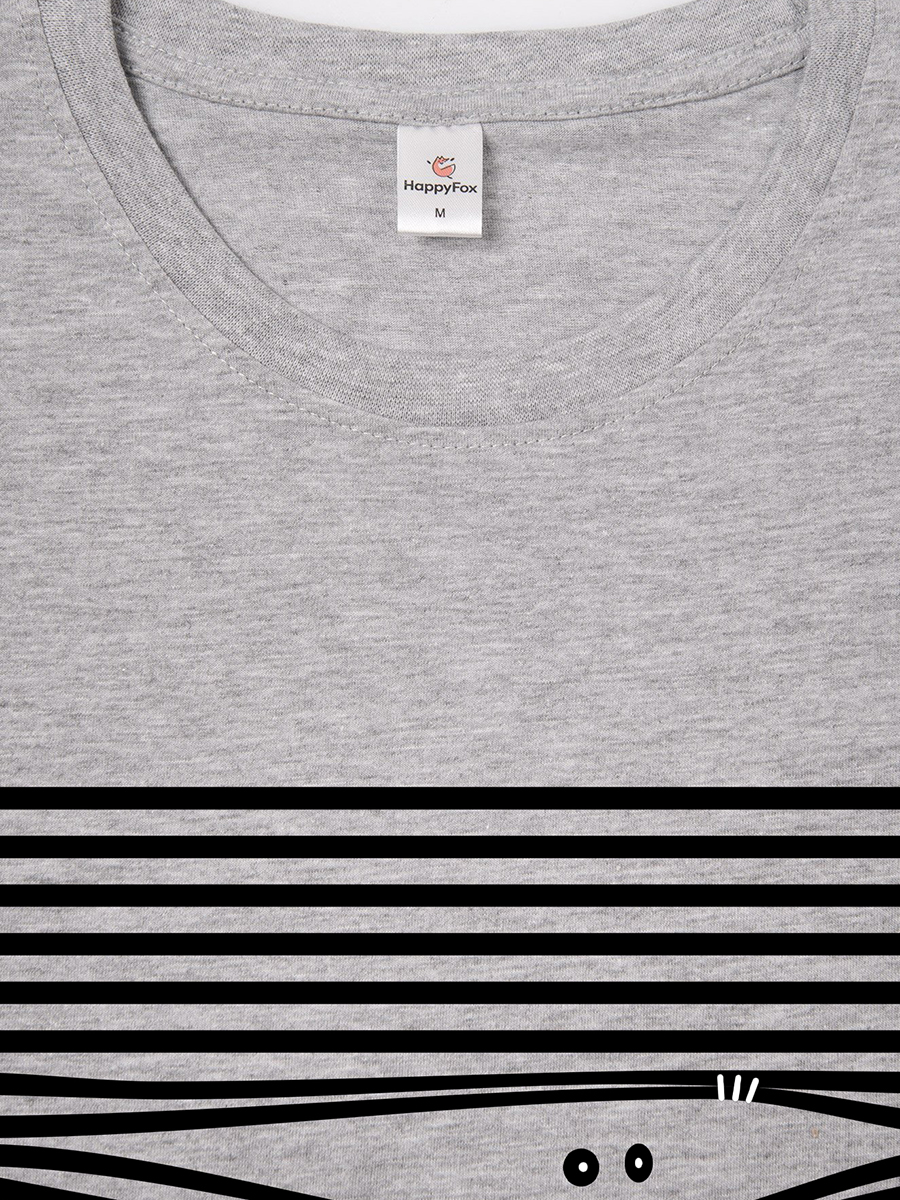 Футболка HappyFox HF55011Mбарабашка,серыймеланж - фото 7