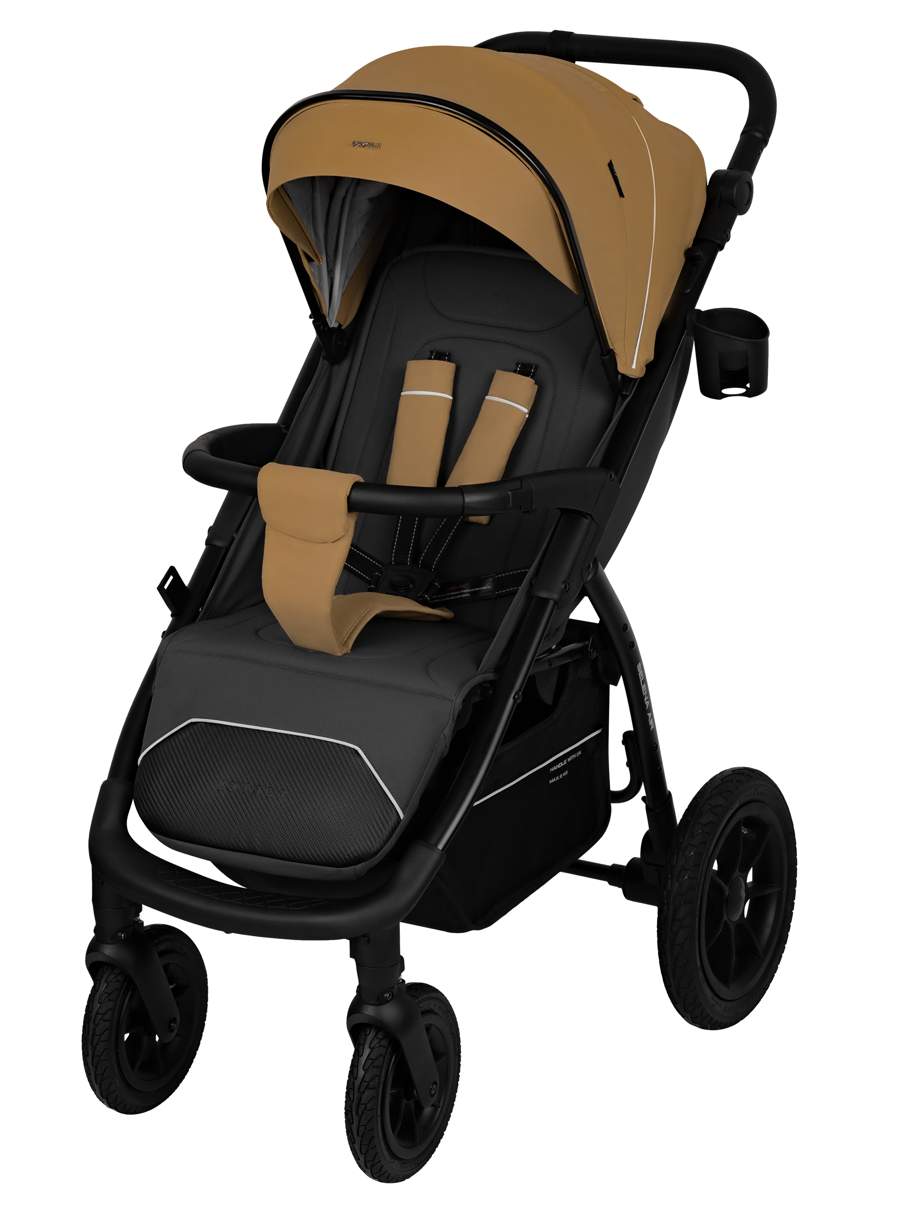 Изображение товара Коляска прогулочная JOVOLA Selena Air new бежевый-серый