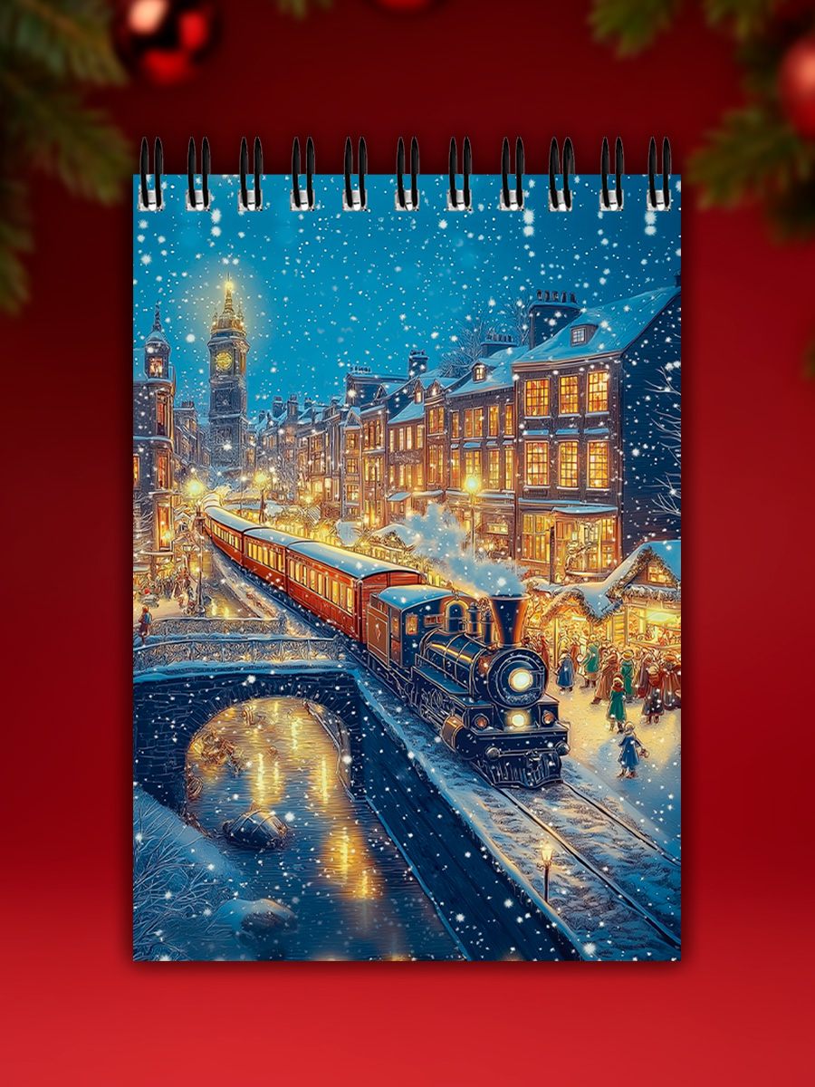 Блокнот Prof-Press Новогодние картинки 32 лист. - фото 11