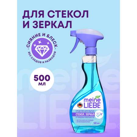 Средство Meine Liebe для мытья стекол пластика и зеркал 500мл