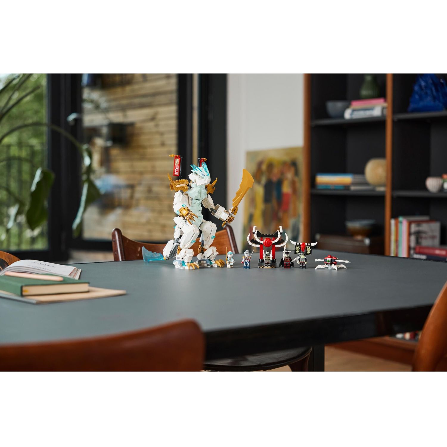 Конструктор LEGO NINJAGO Ледяной дракон Зейна блочный - фото 7