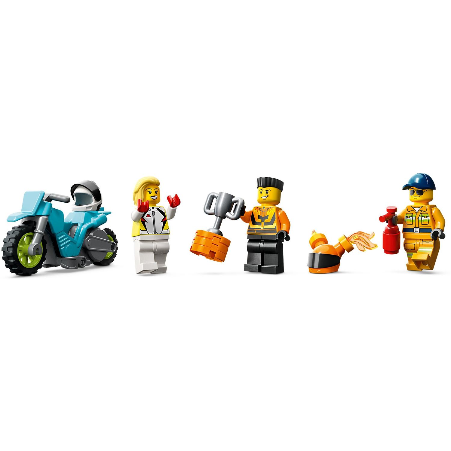 Конструктор LEGO City Stunt Truck and Ring of Fire 479 дет. - фото 7