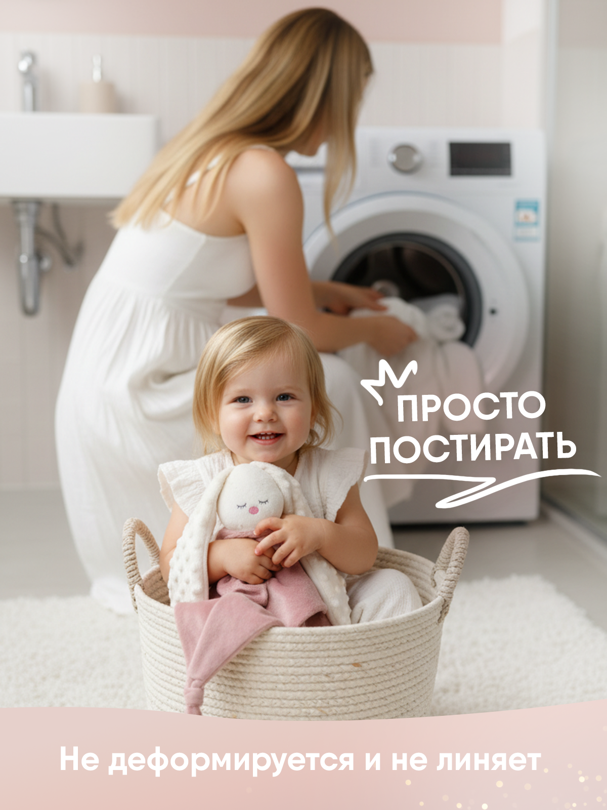 Игрушка комфортер МЯКИШИ мягконабивная Зайка Пудра - фото 10