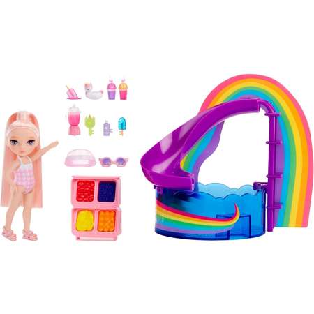 Кукла мини Rainbow High Little Pool Day w/Blush Pl