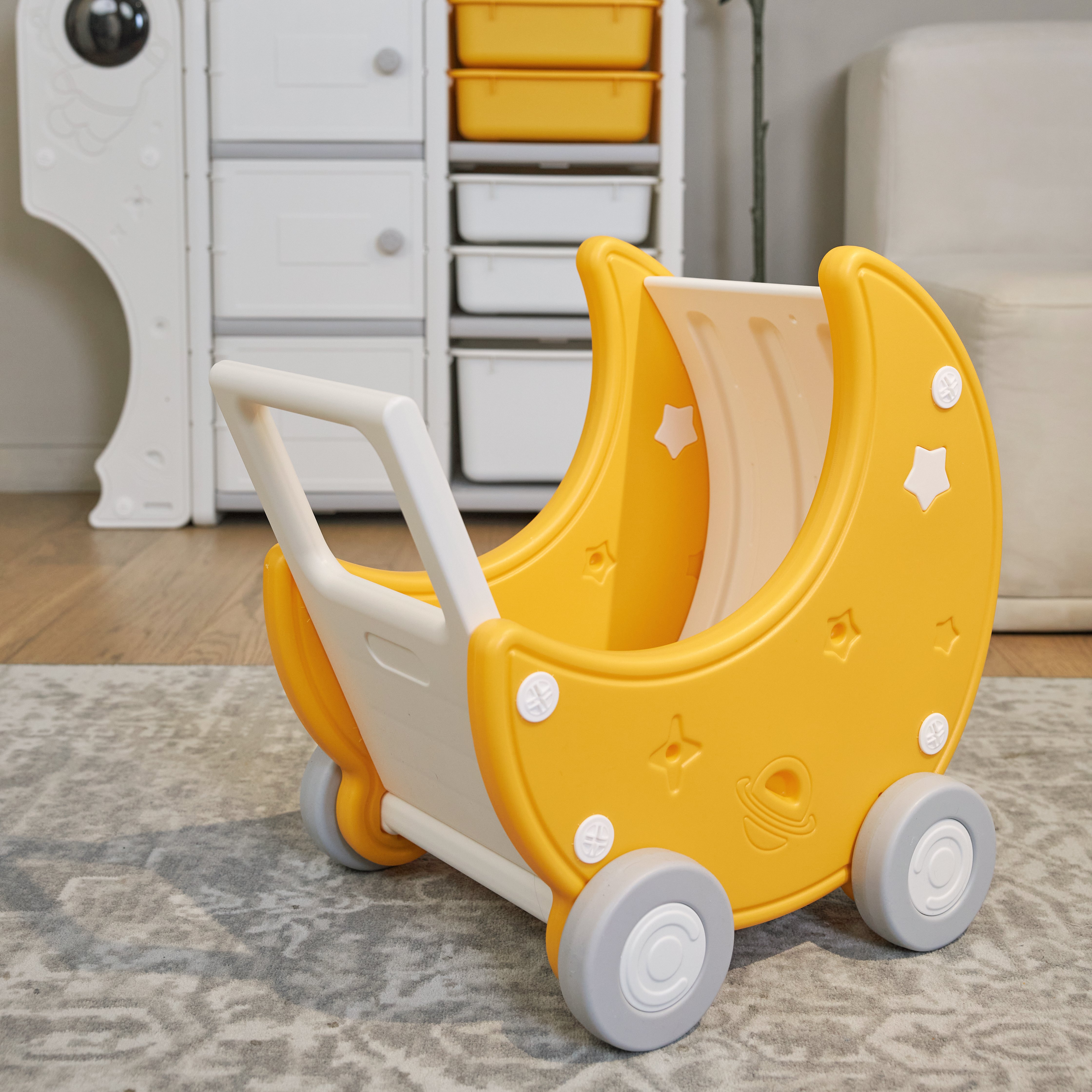Коляска-люлька для кукол UNIX Kids PPCARTMOON - фото 11