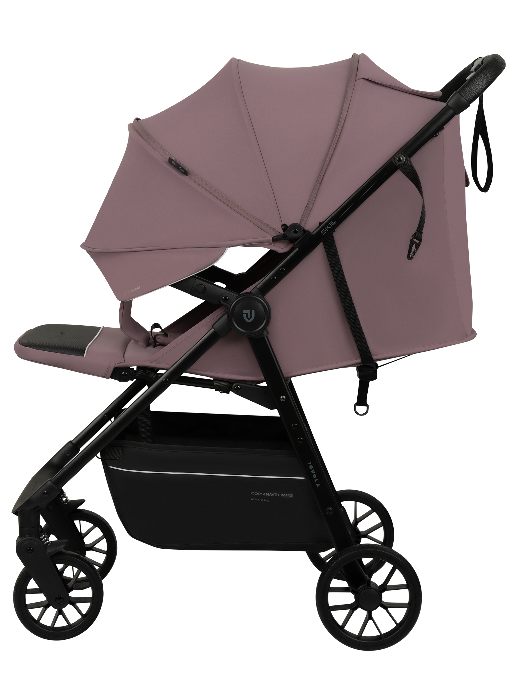 Коляска прогулочная JOVOLA Skill розовый - фото 10