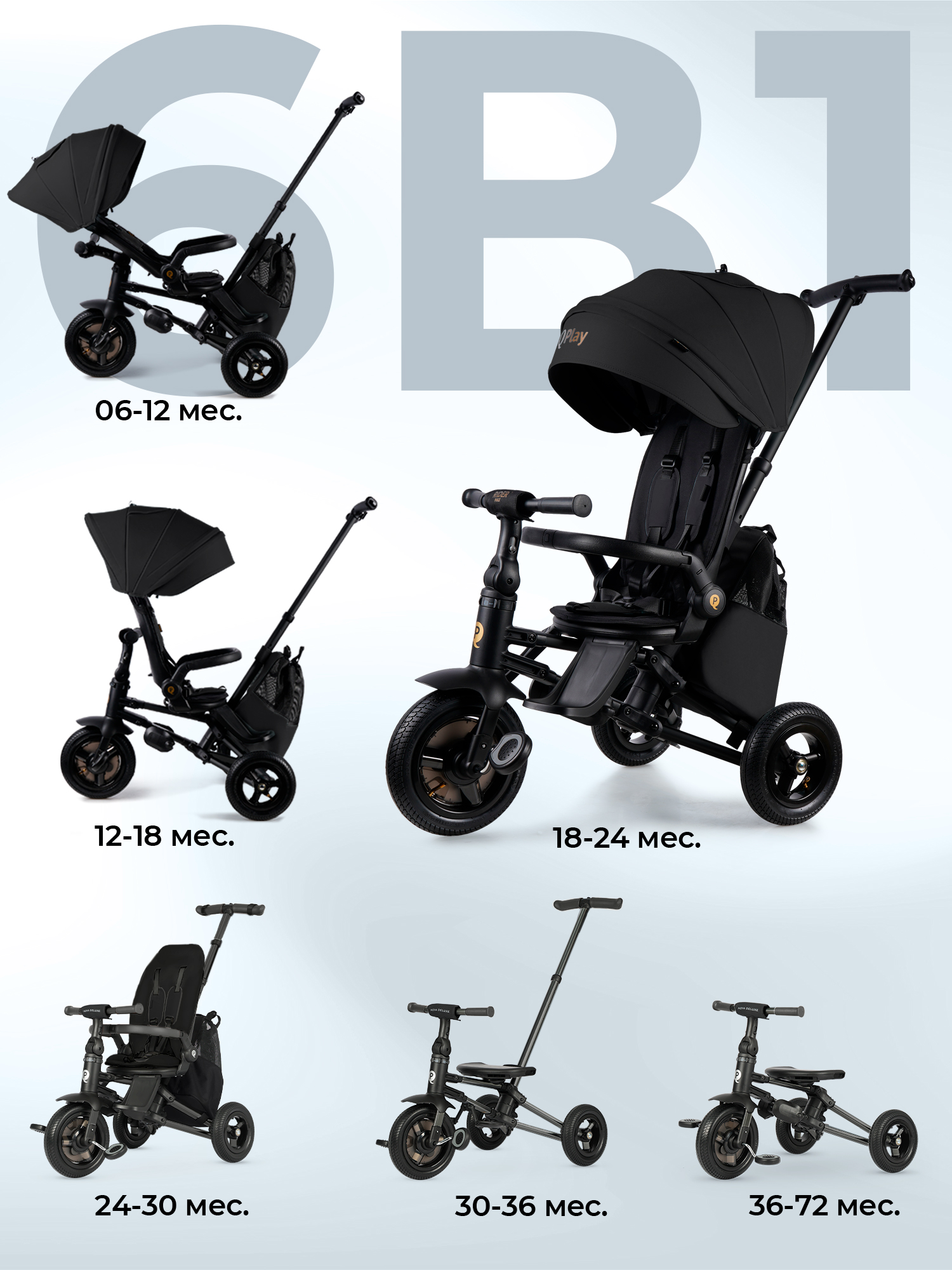 Трехколесный велосипед QPLAY - фото 2