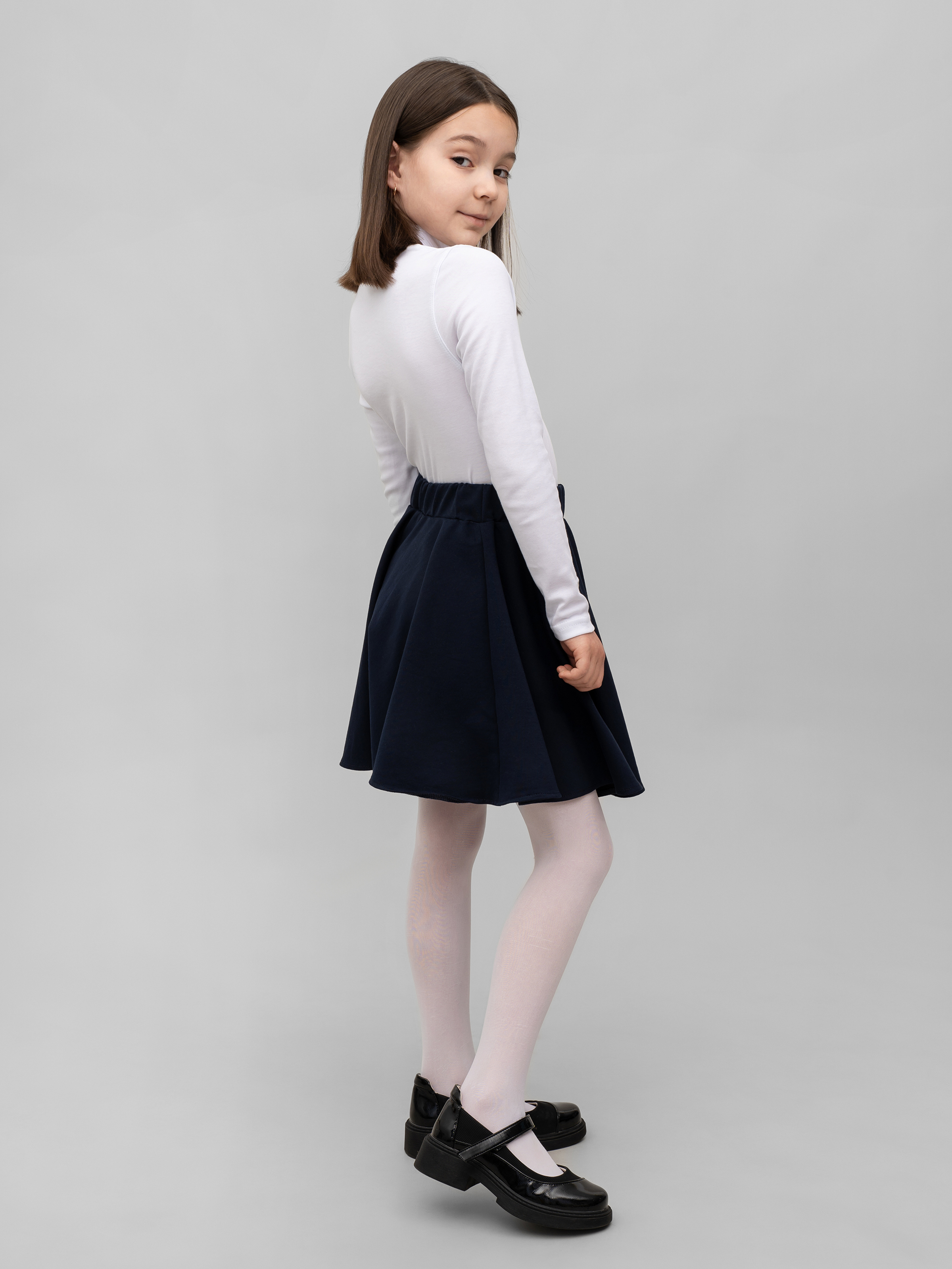 Юбка Утенок 454 т.синий - фото 12