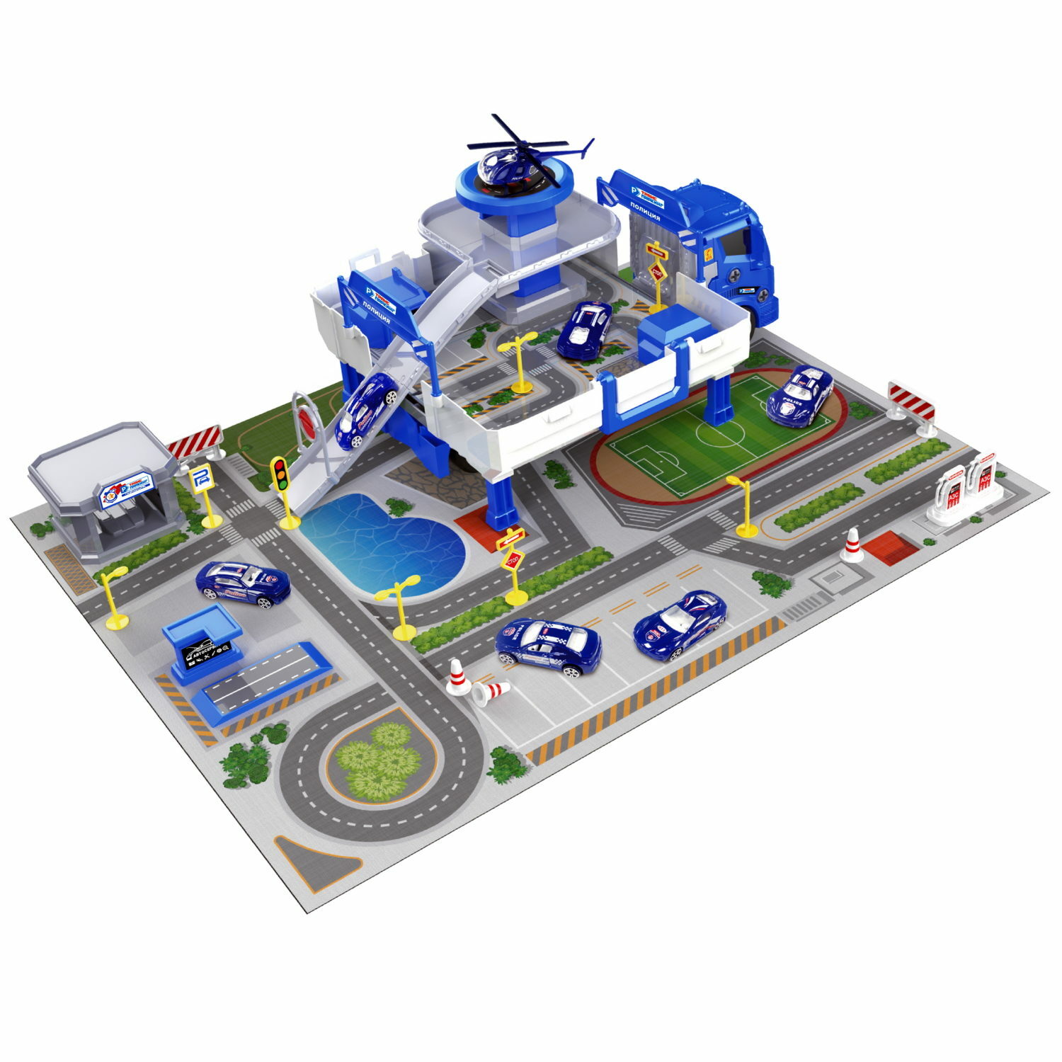 Парковка 1TOY многоуровневый Т24223 - фото 19