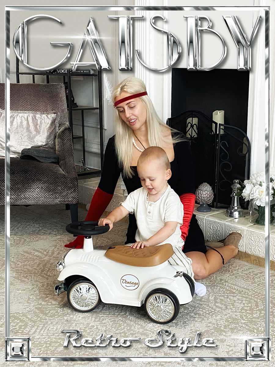 Каталка BabyCare ретро Gatsby белый - фото 11