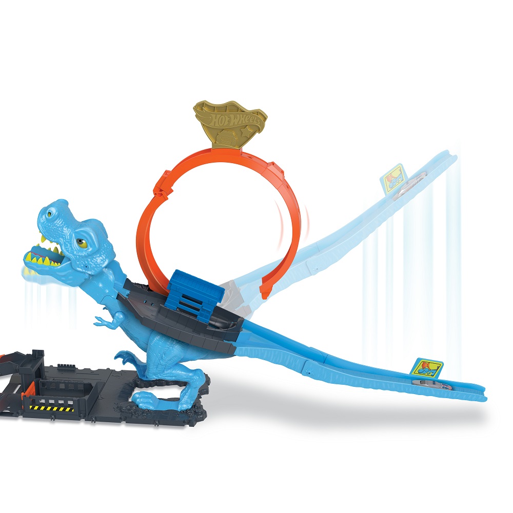 Трек Hot Wheels City T-Rex Attack HKX42 - фото 5