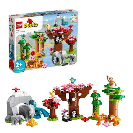Конструктор LEGO DUPLO Азиатские дикие животные 117 дет.