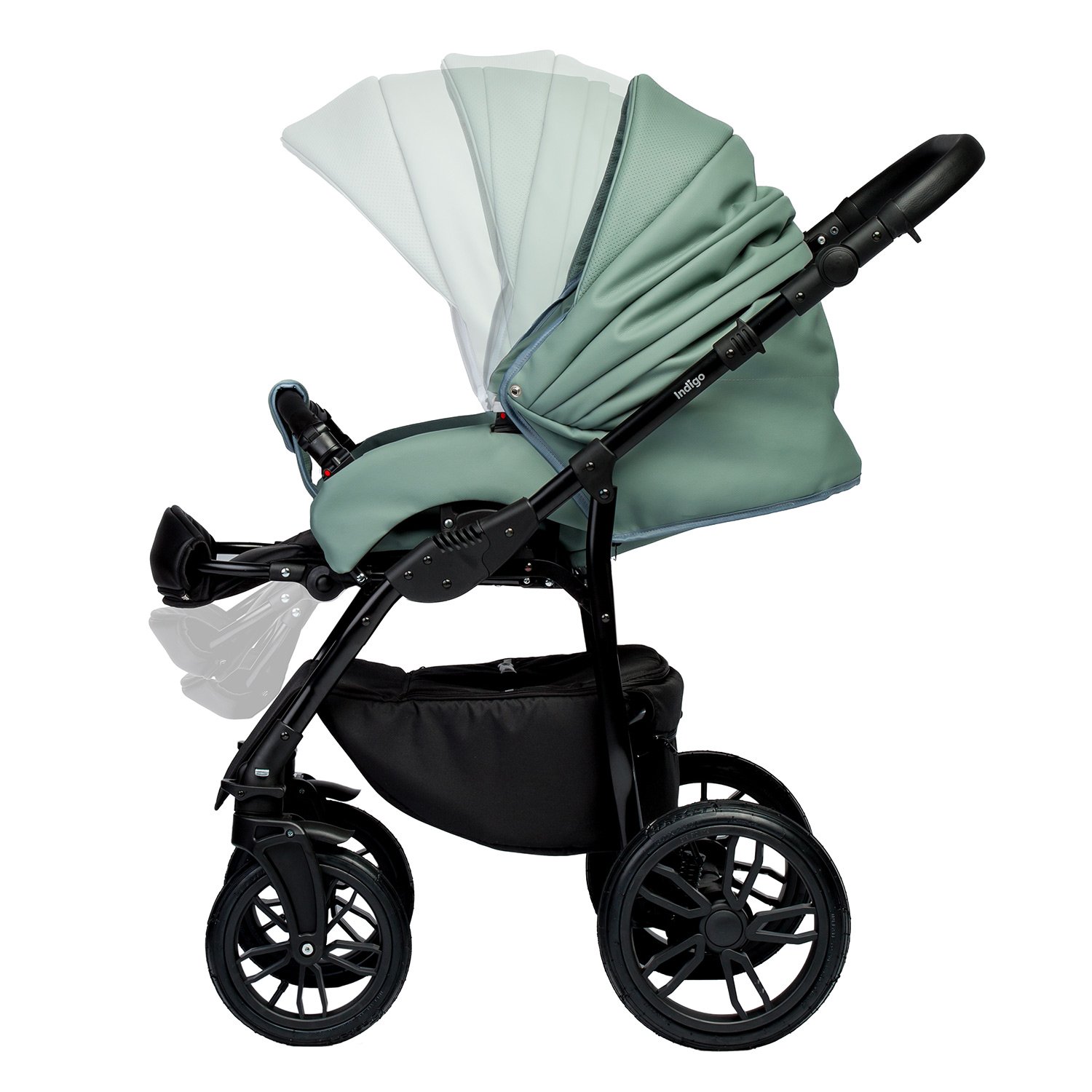 Коляска 2в1 Indigo Special 05 шалфей - фото 8