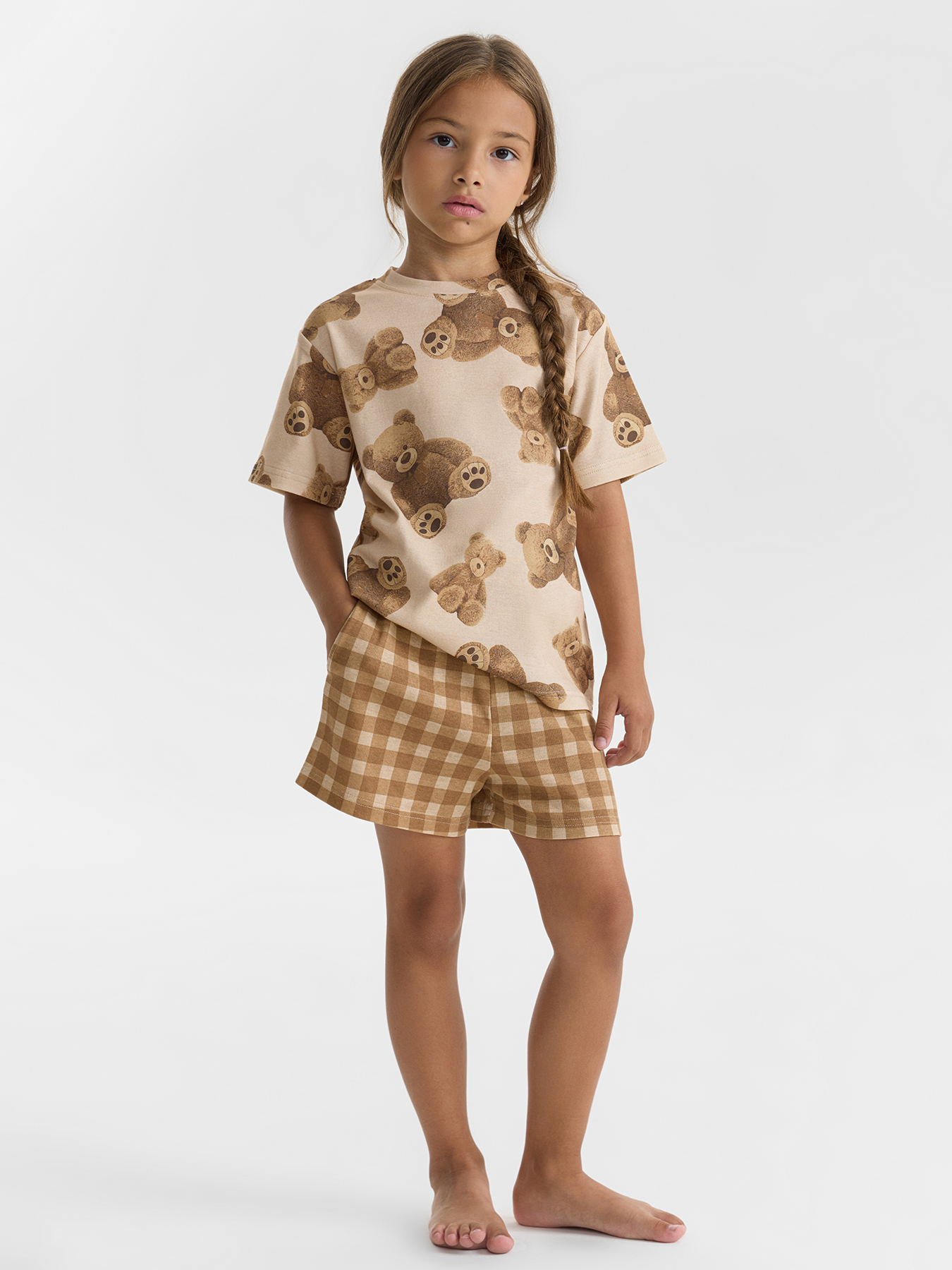 Пижама Happy Baby 90150_beige - фото 1