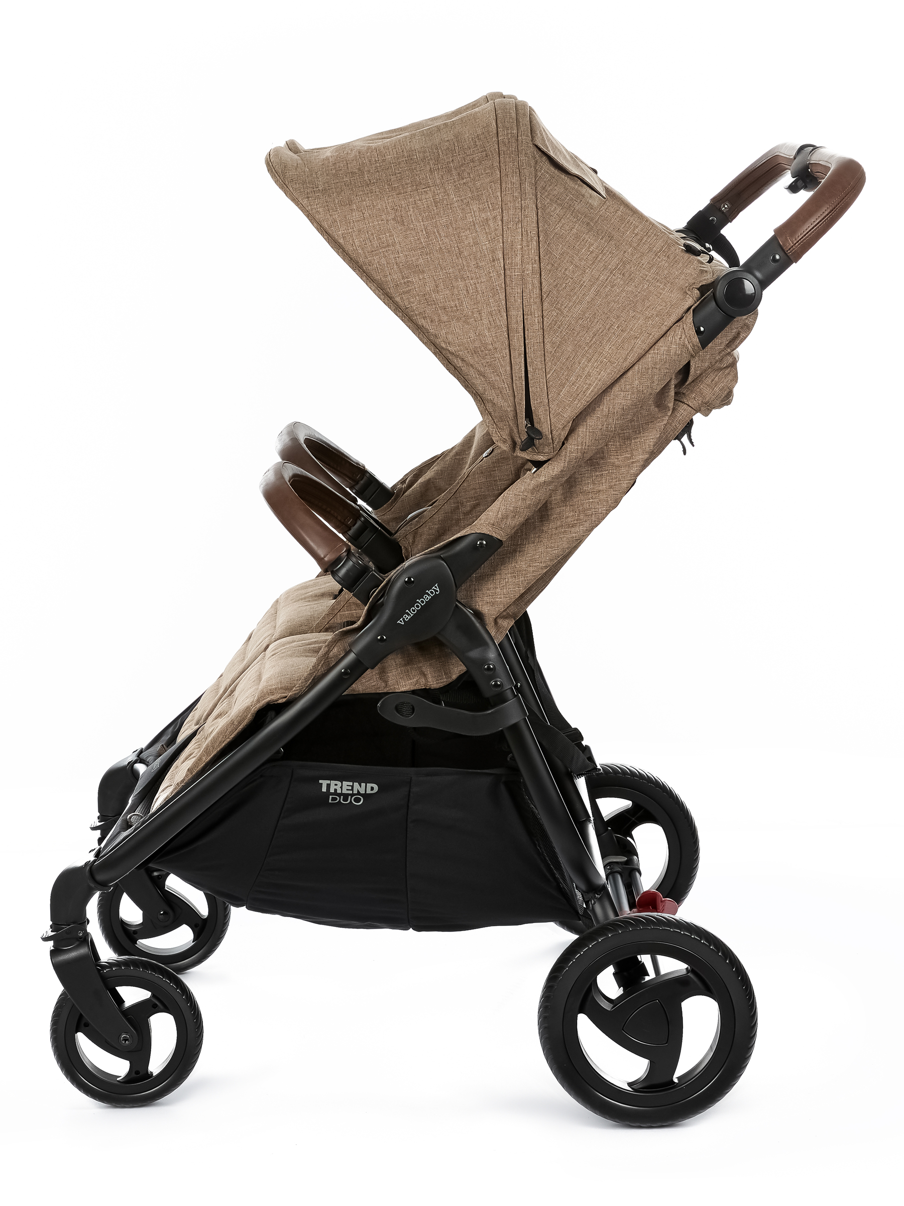 Коляска прогулочная для двойни Valco baby Snap Duo Trend /Cappuccino коричневый - фото 14
