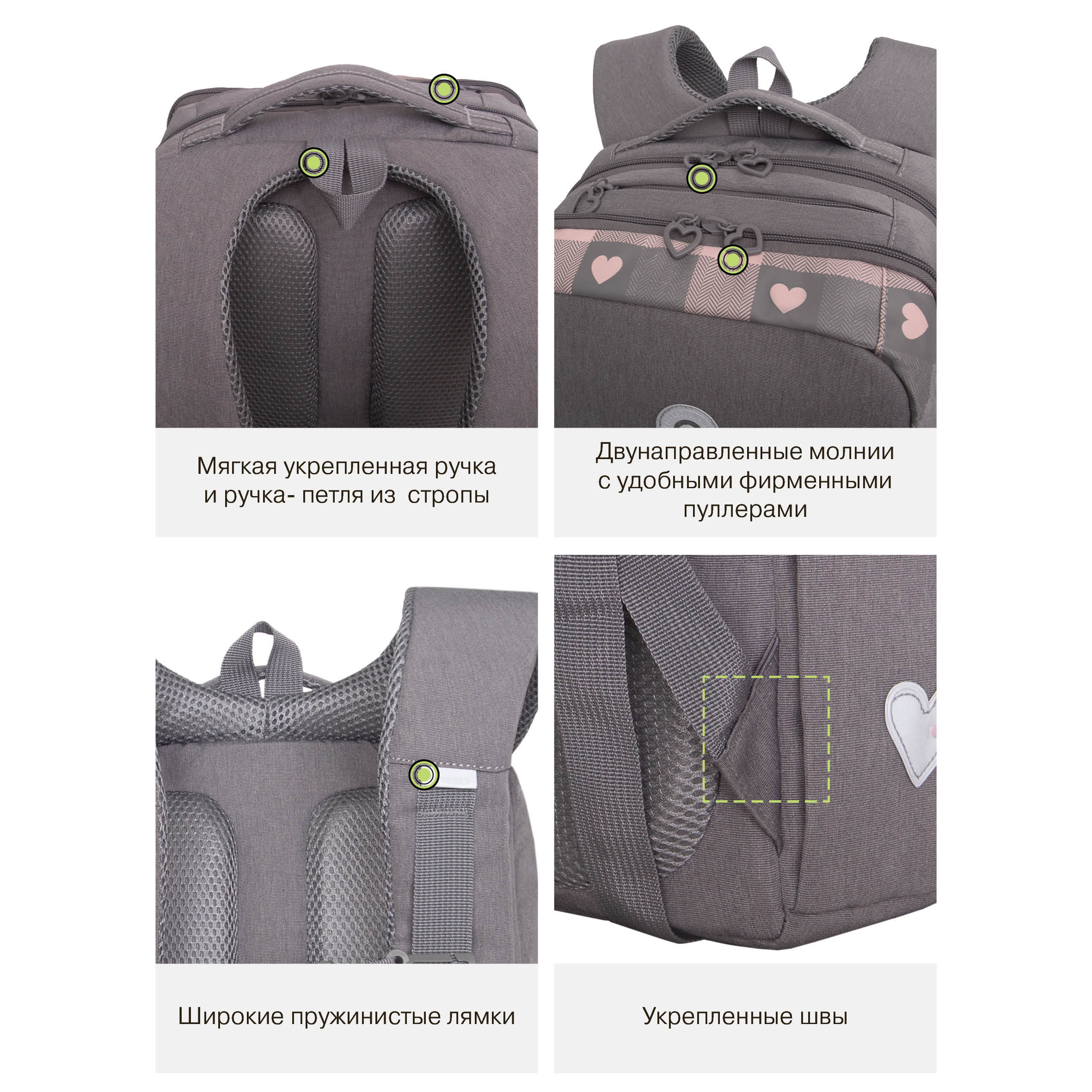 Рюкзак Grizzly Для девочки - фото 13