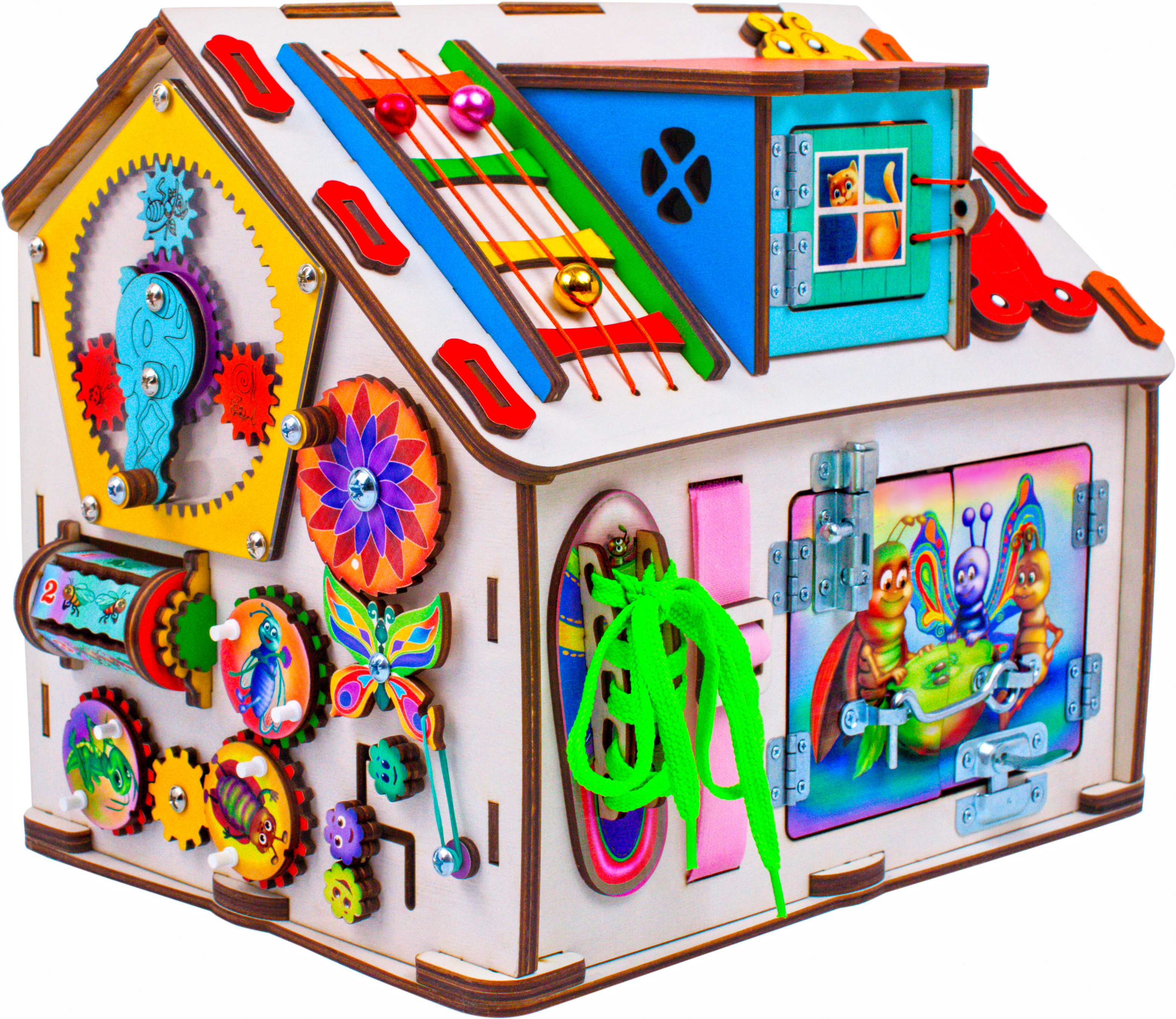 Игрушка Jolly Kids бизиборд Букашки - фото 6