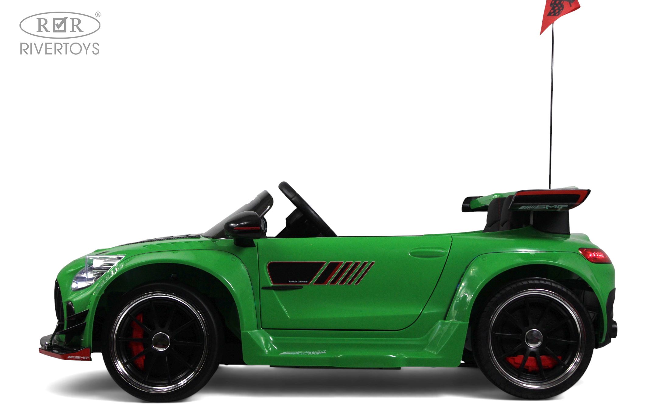 Электромобиль RIVERTOYS E005EE-GREEN С пультом ДУ - фото 7