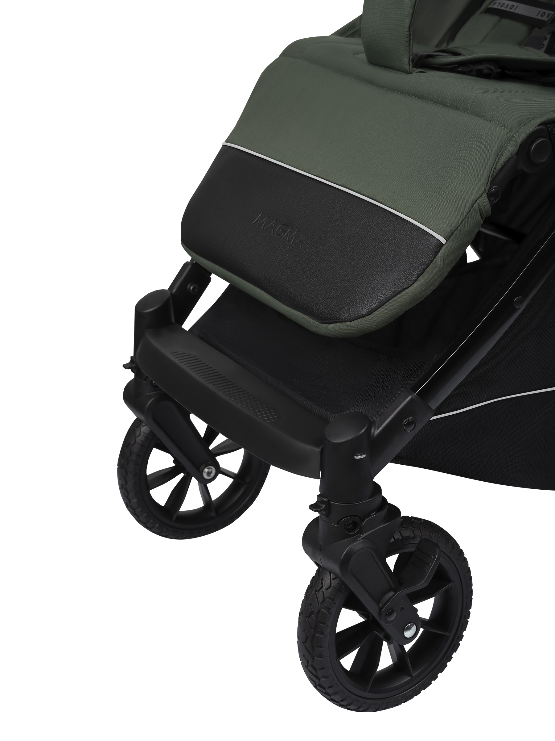 Коляска прогулочная JOVOLA Magma с перекидной ручкой зеленый - фото 34