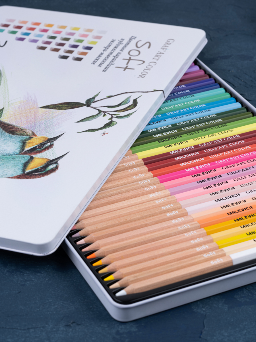 Карандаши цветные Малевичъ 36 шт. - фото 10