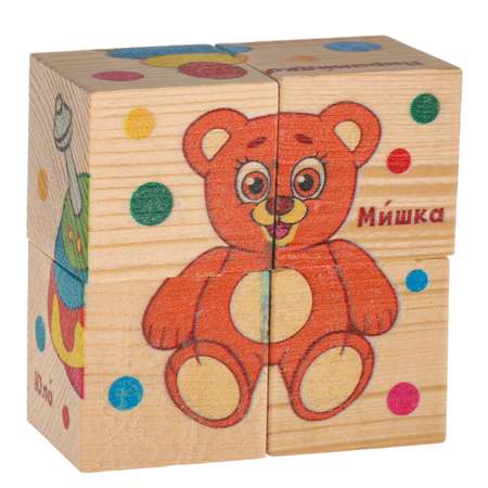 Игрушка Лесная мастерская кубики