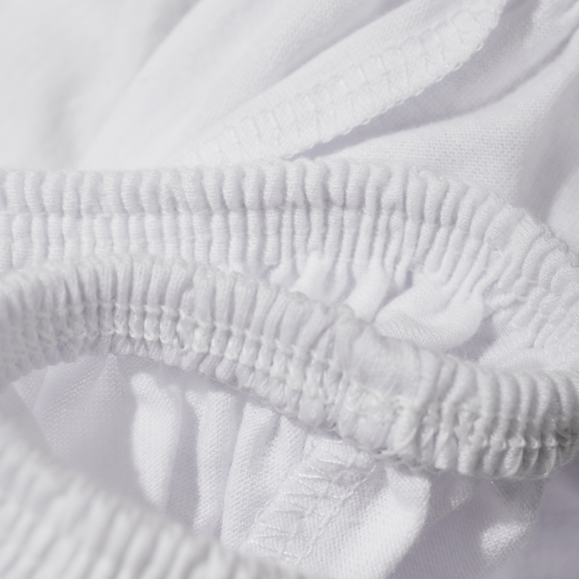 Простынь на резинке Mrs.Stretch Mr.Jersy натяжная трикотажная 2 шт цвет белый и графит - фото 6