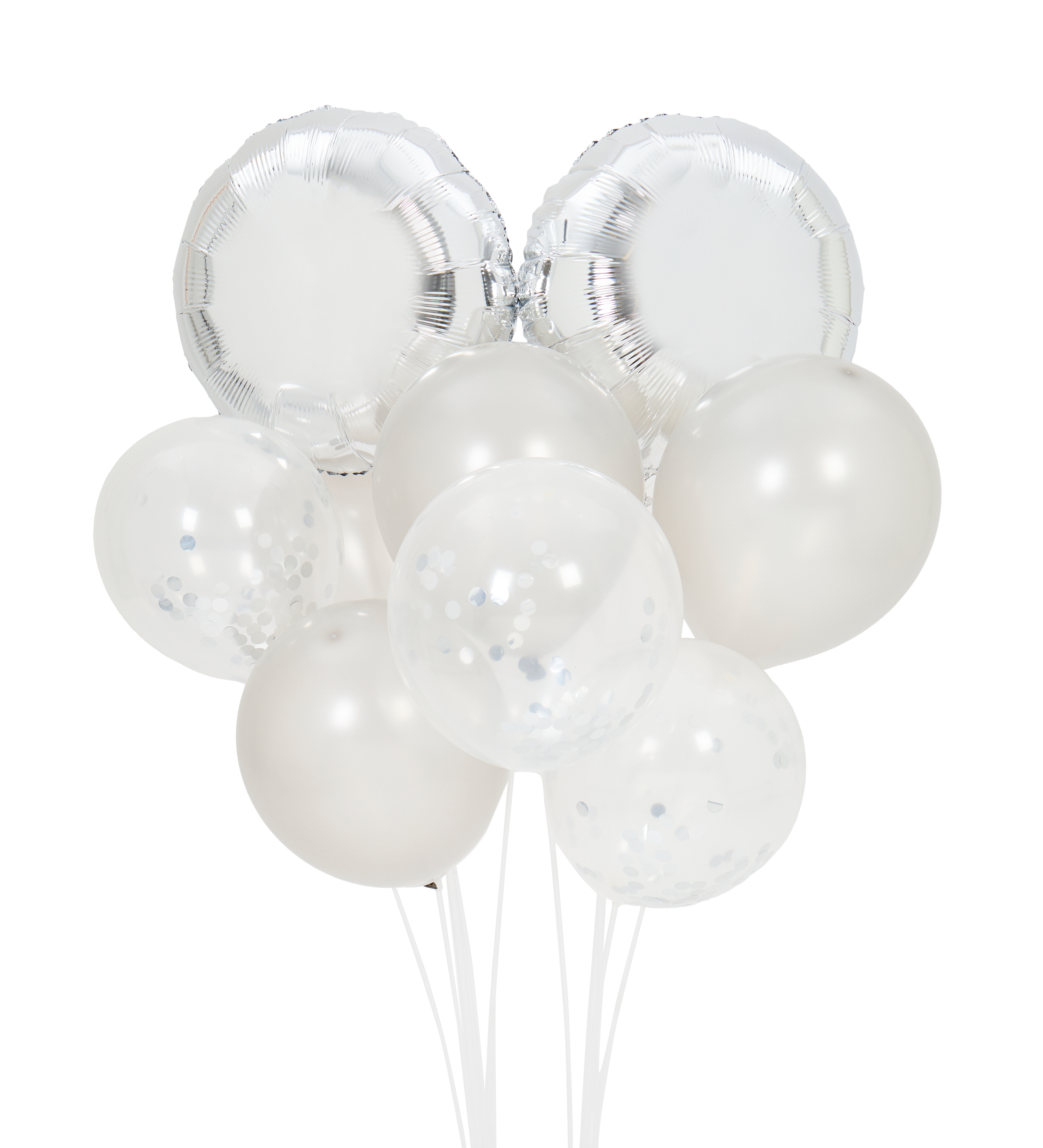 Изображение товара Набор воздушных шаров Yotoy 9 шт серебро праздничное украшение