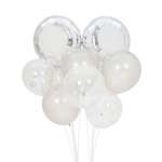 Набор воздушных шаров Yotoy 9шт серебро