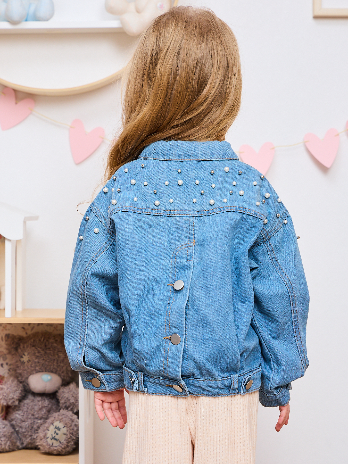Куртка джинсовая Artcher Джинсовка003Бусинки - фото 6