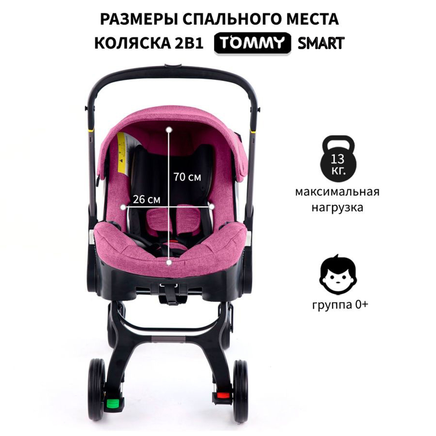 Коляска трансформер TOMMY Smart - фото 10