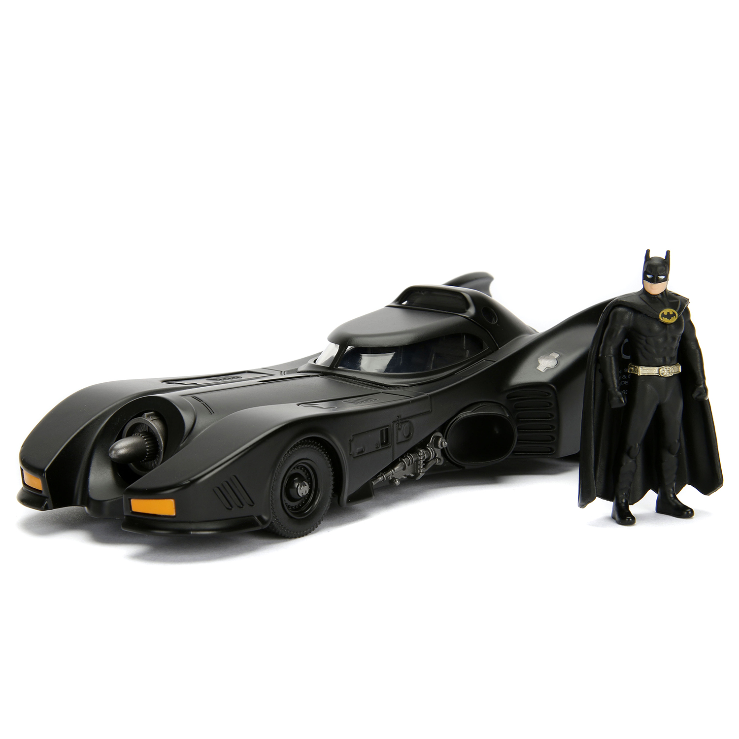 Автомобиль Jada Batmobile with Batman 1:24 ТоуR15 - фото 1