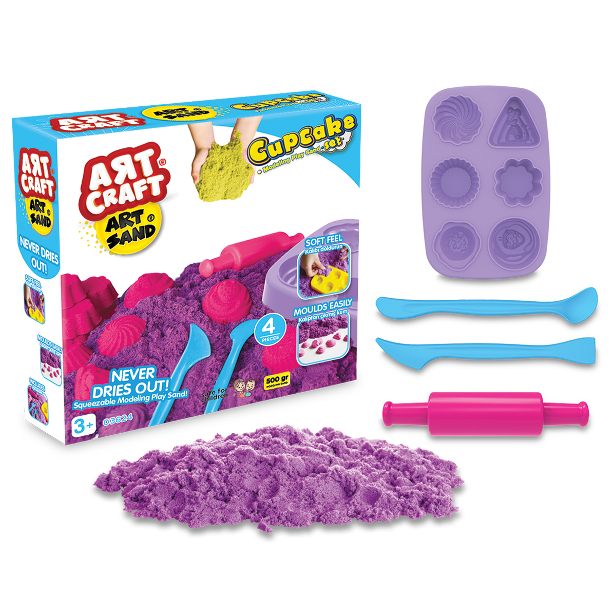 Кинетический песок ART SAND - фото 1