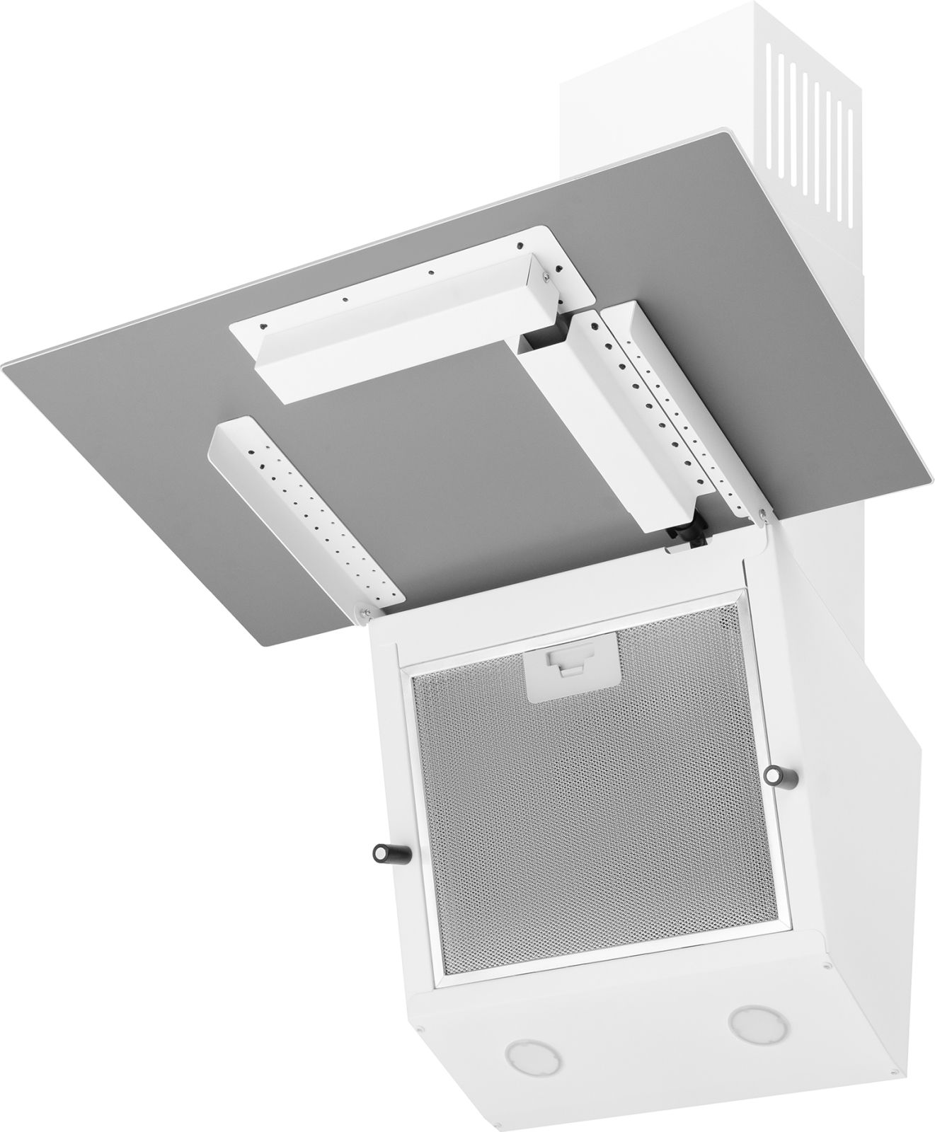 Кухонная вытяжка WEISSGAUFF YOTA 602 TOUCH WHITE GLASS - фото 2