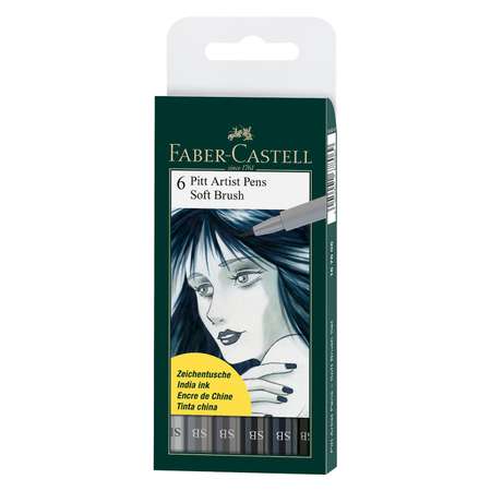 Ручка капиллярная Faber Castell 6 шт.