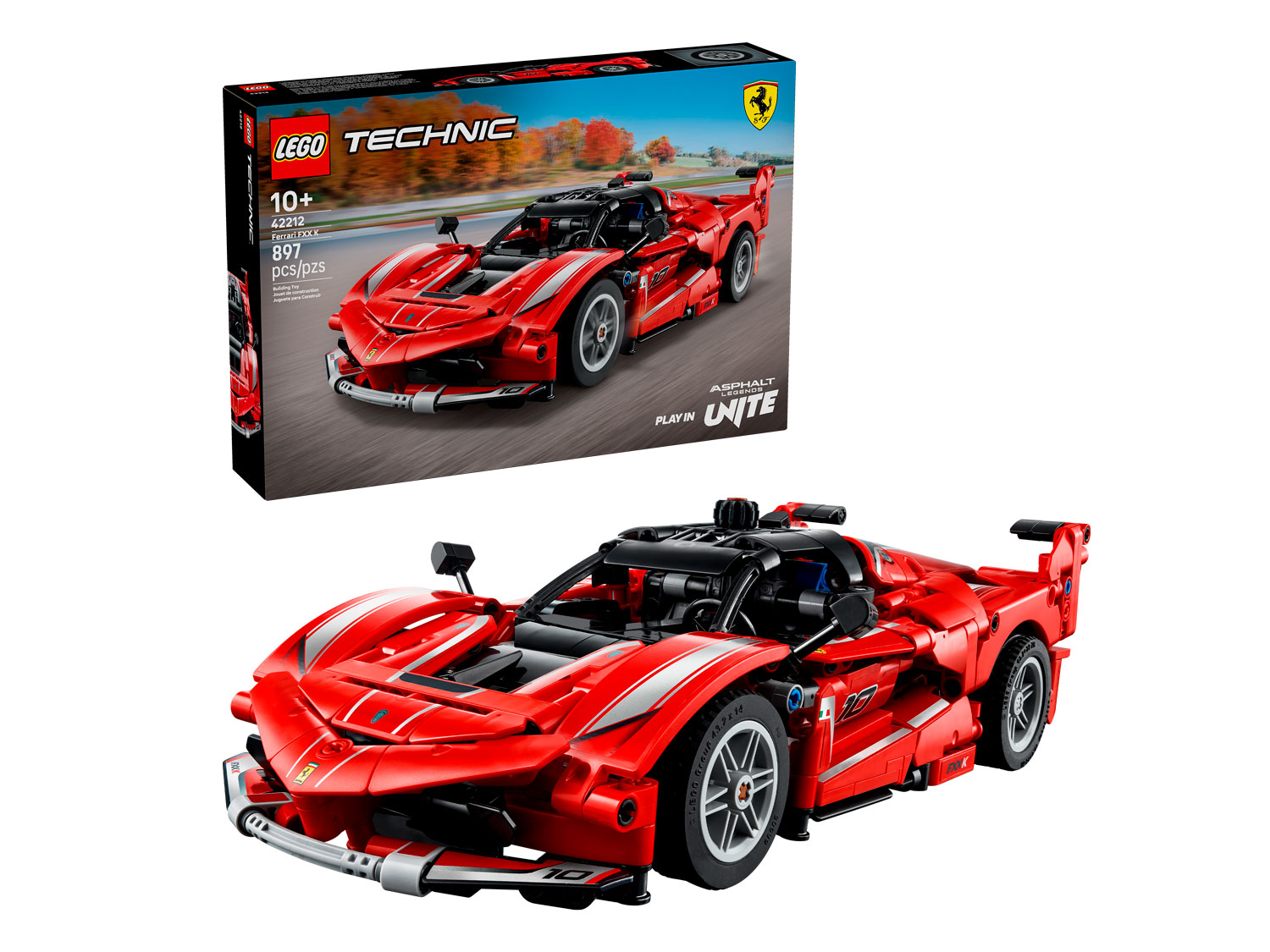 Конструктор LEGO Technic Ferrari FXX K 897 дет. - фото 1