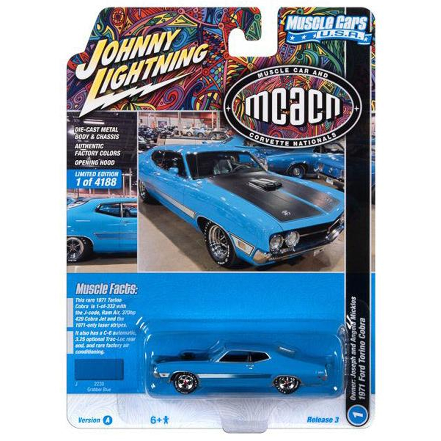 Автомобиль Johnny Lightning 1:64 JLMC031A-R3-N1 - фото 5