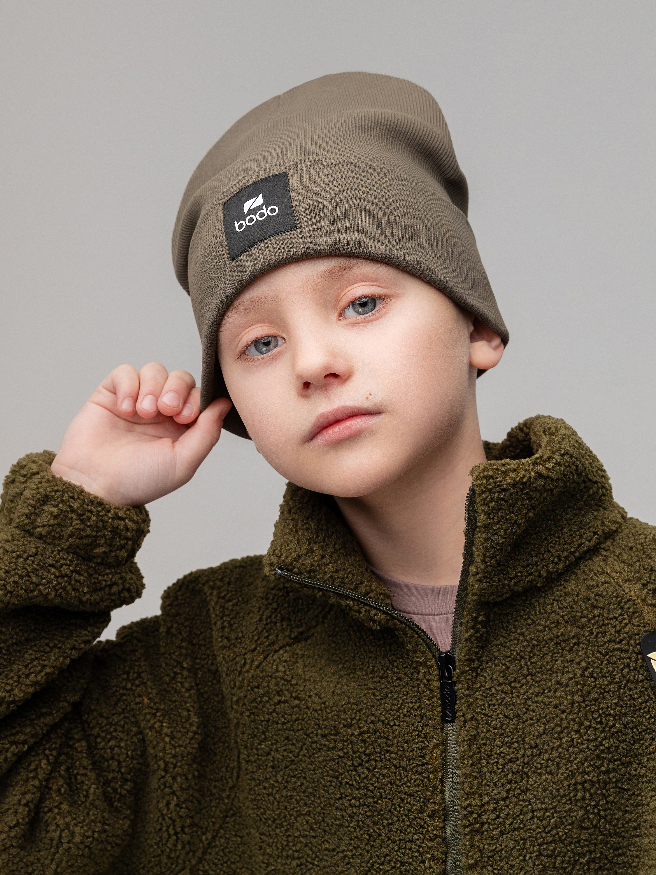 Шапка Bodo 10-271MU_хаки - фото 1