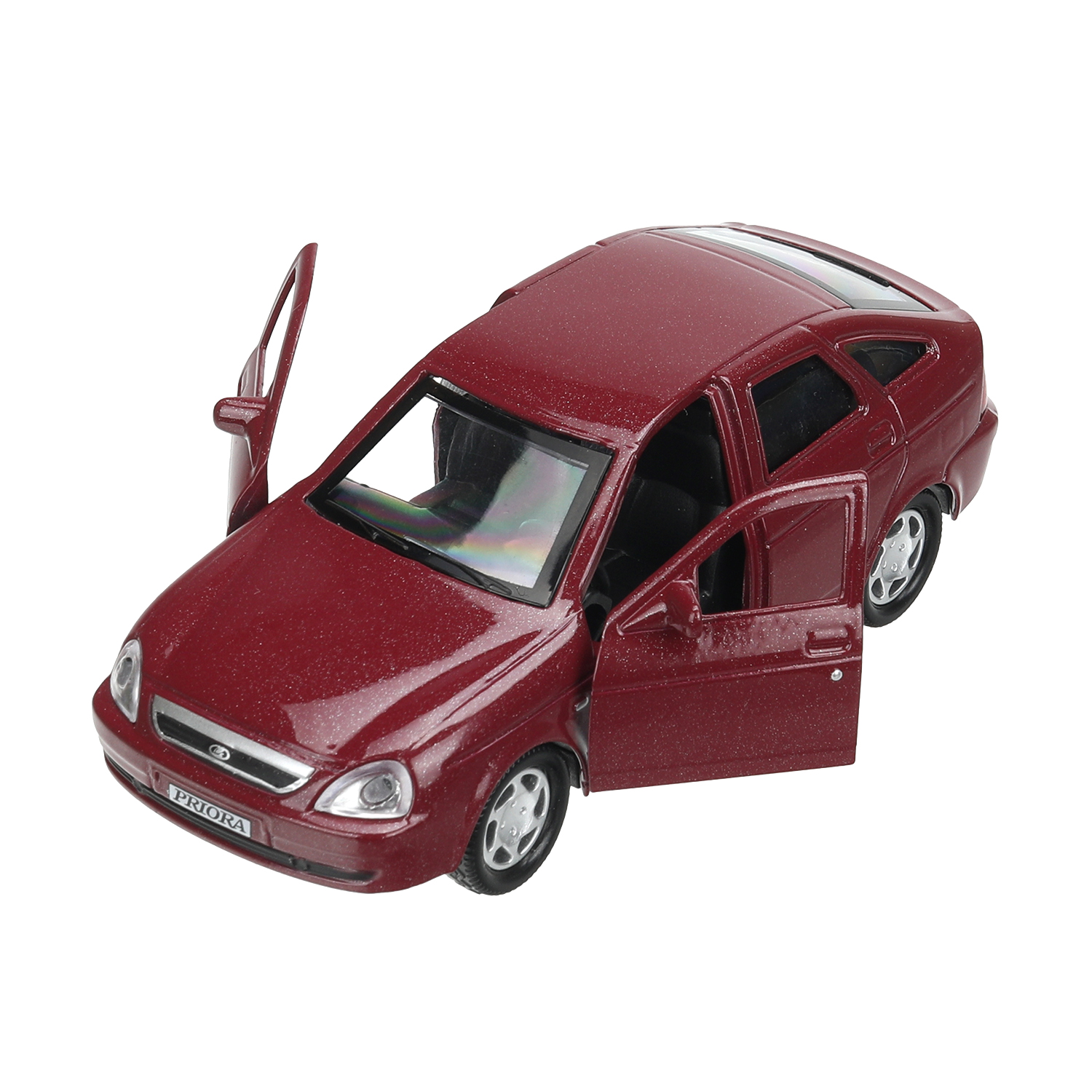 Автомобиль Технопарк LADA Priora красный 395955 - фото 6