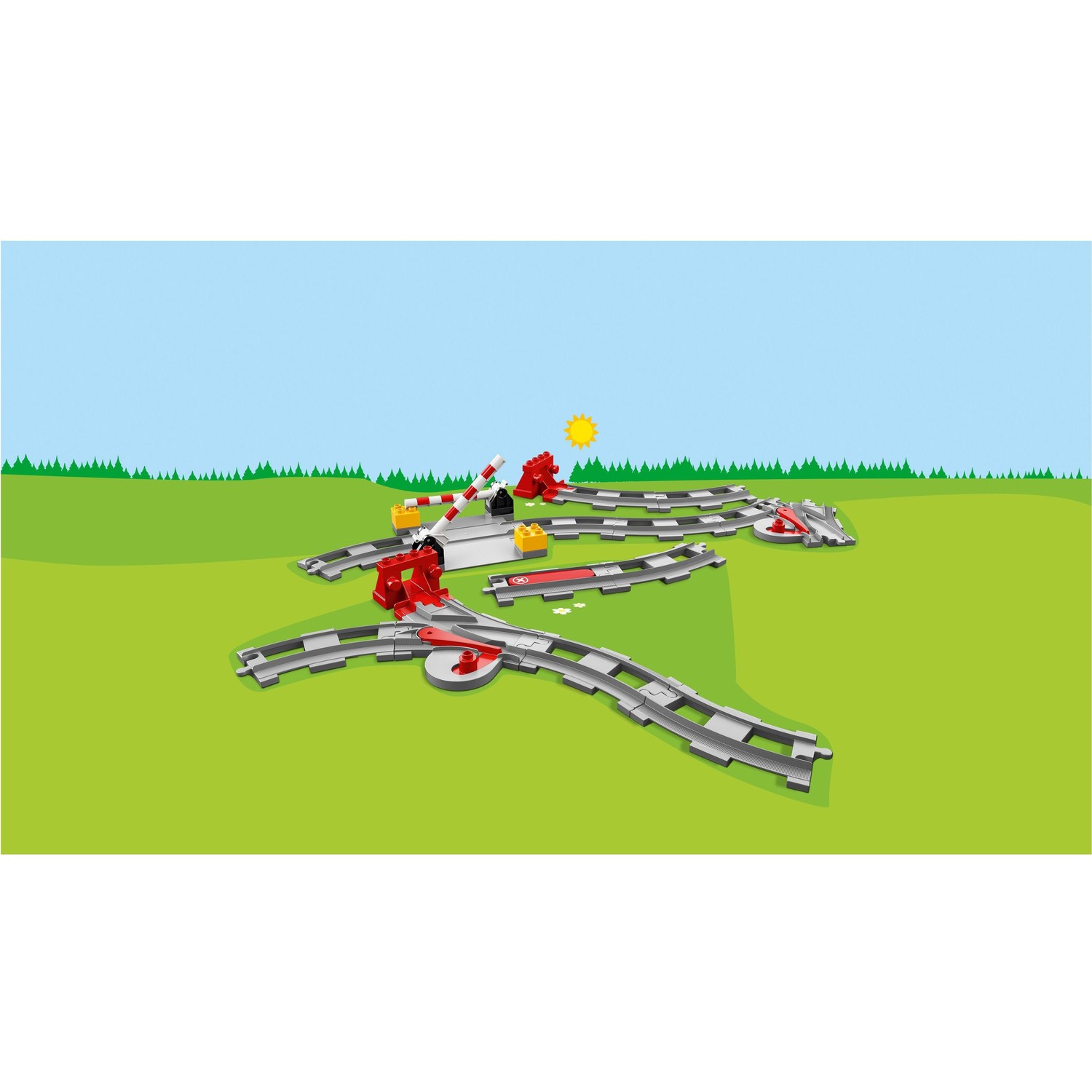 Конструктор LEGO DUPLO Town Рельсы - фото 4