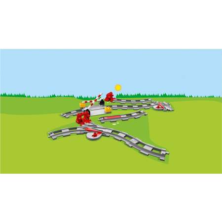 Конструктор LEGO DUPLO Town Рельсы блочный