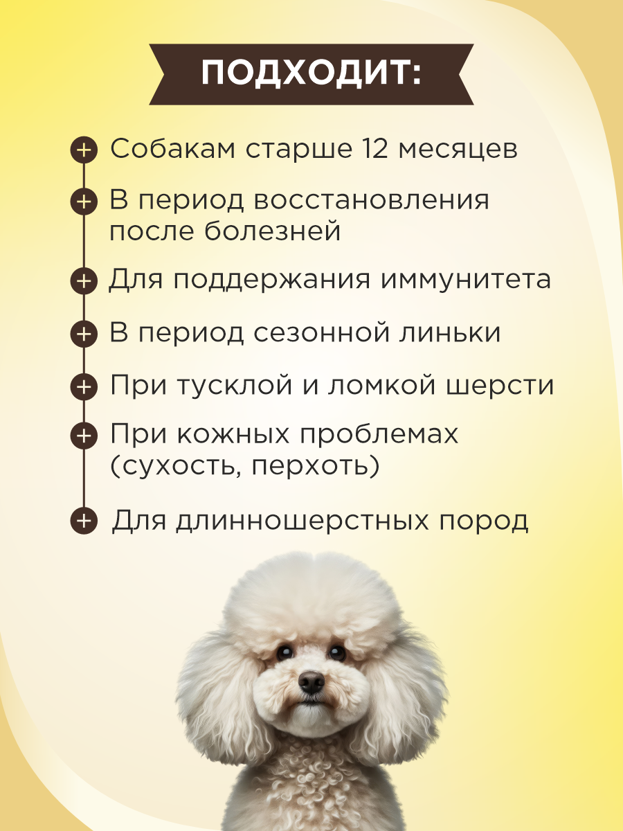 Полезное лакомство для собак GOODR DOG со вкусом творога и сметаны 90 таб. - фото 2